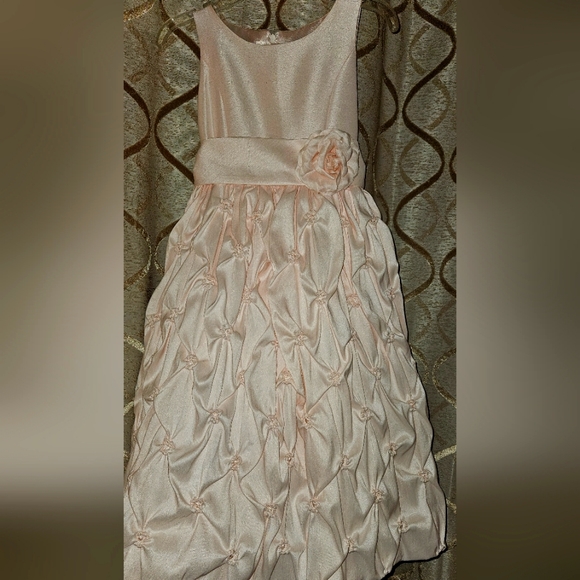Cinderella Peach Party Dress Size 7 - Picture 1 of 6